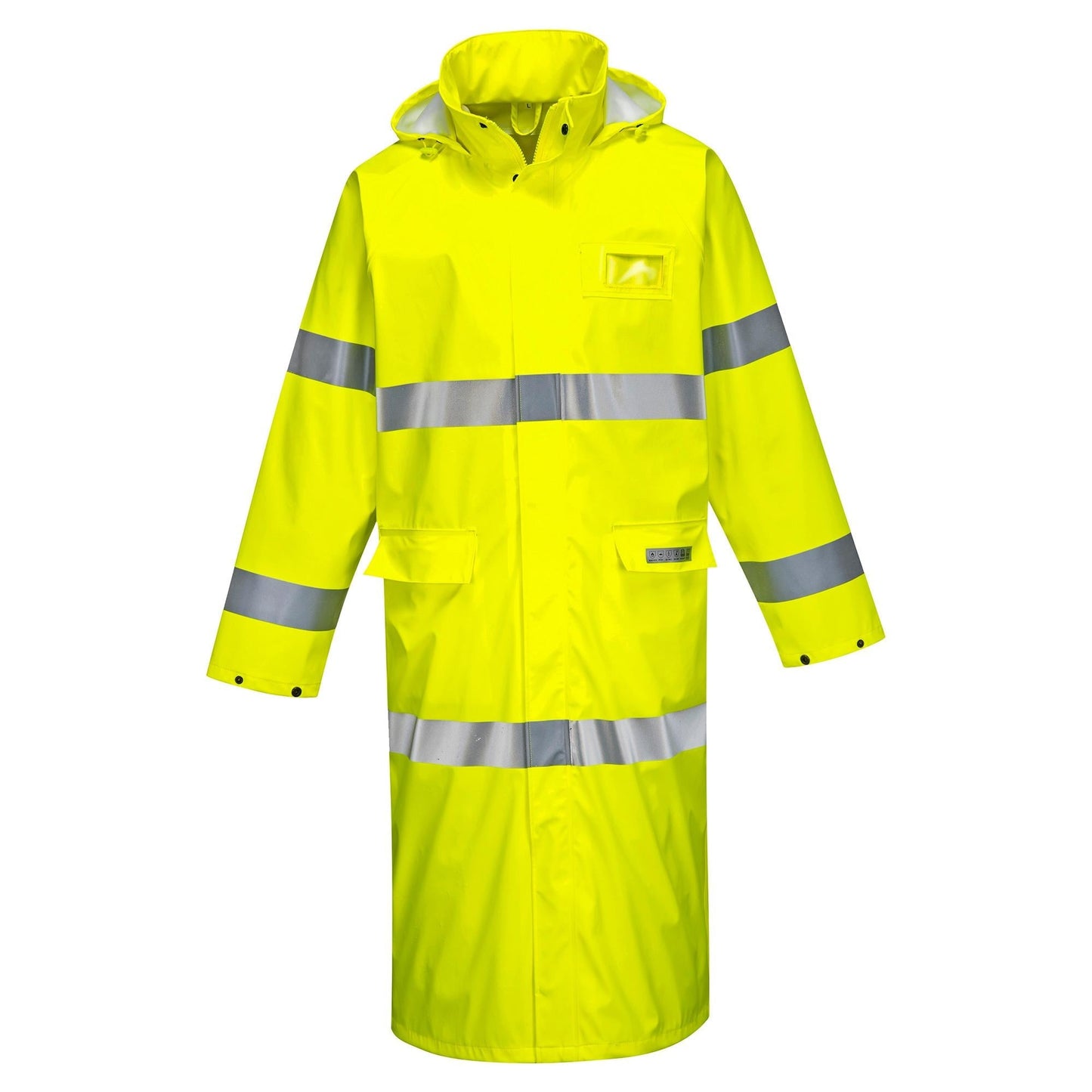 Yellow/Lime Raincoat - Portwest - Flame Resistant Comfort