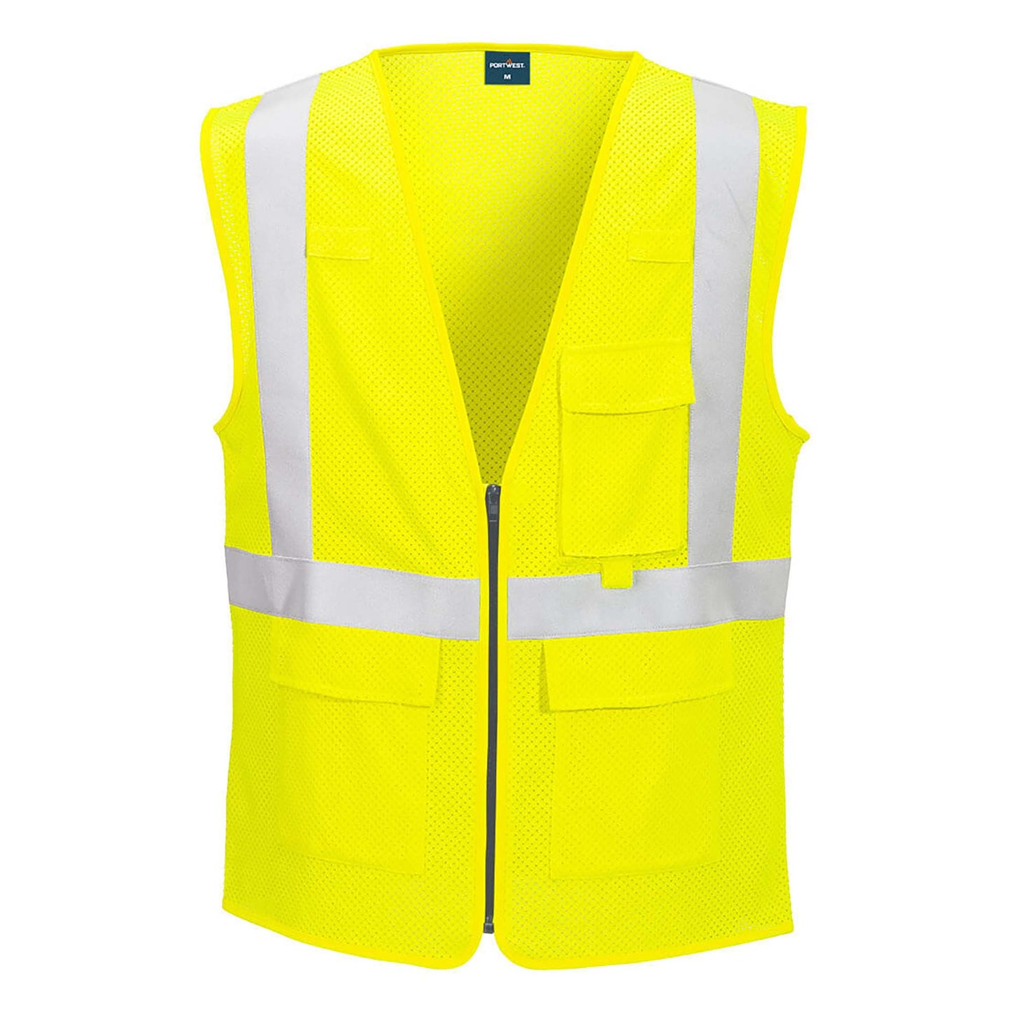 Yellow Safety Vests - Portwest - Flame Resistant