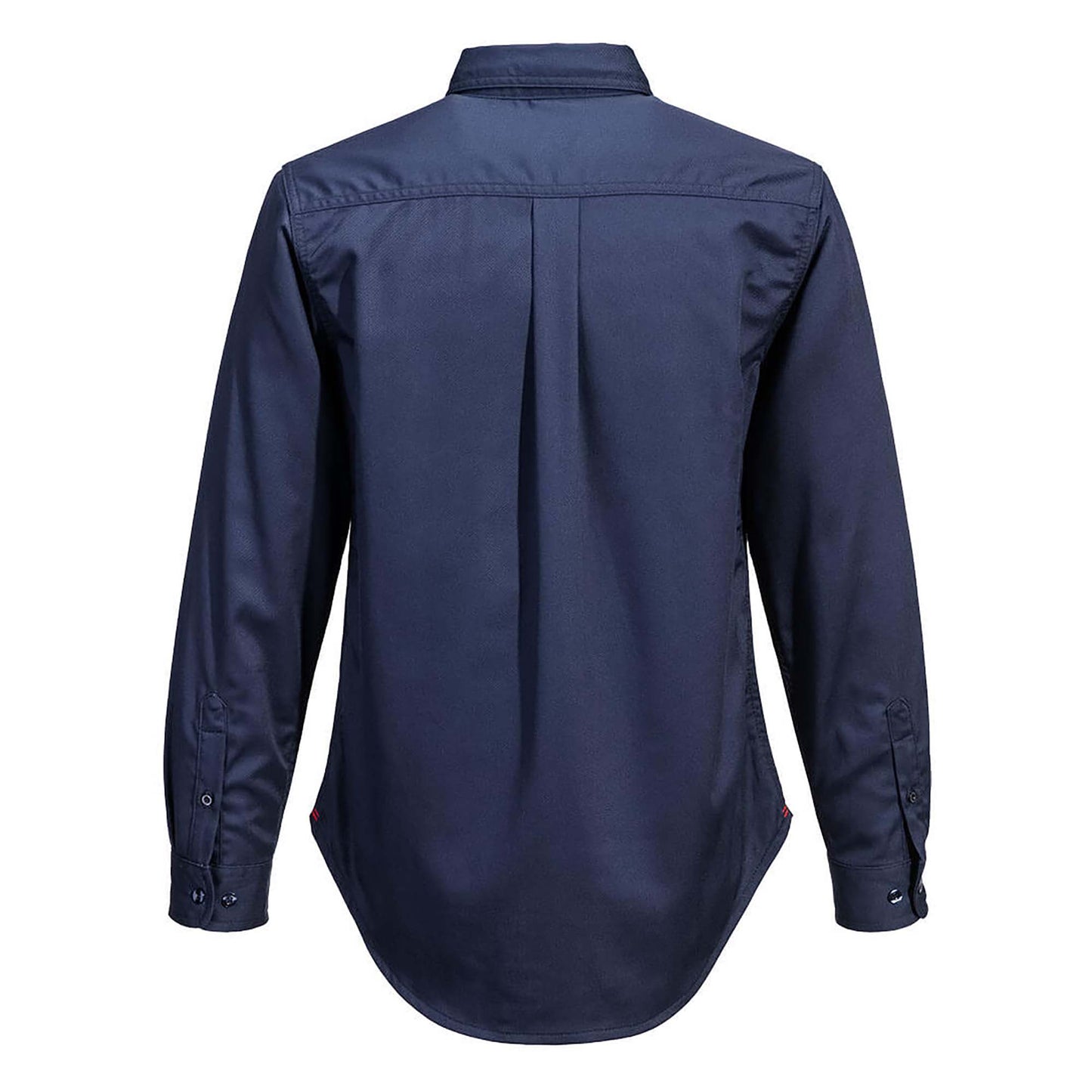 Navy Button Up Shirt - Portwest - Lightweight Fabric