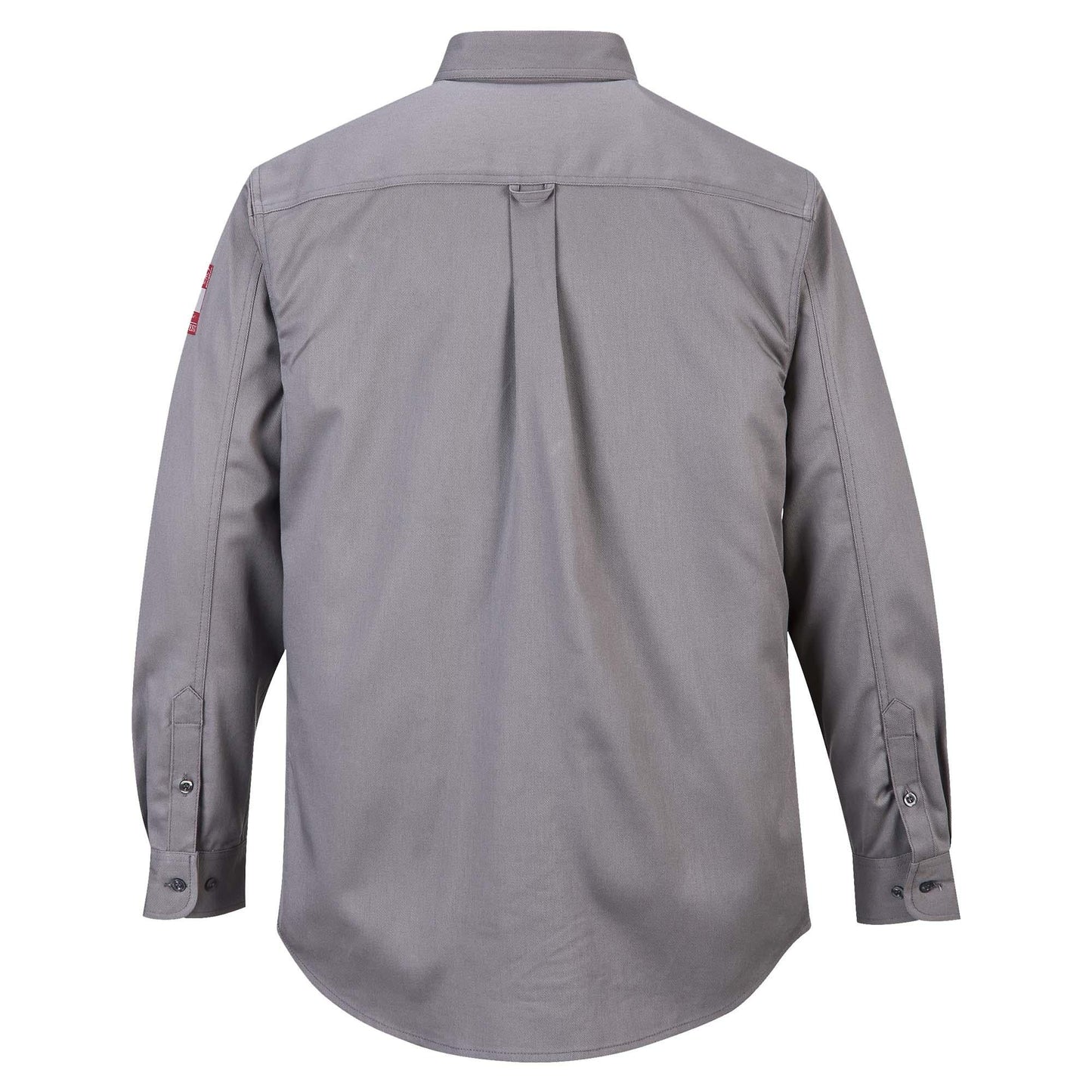 Grey Button Up Shirts - Portwest - Flame Resistant 50+ UPF