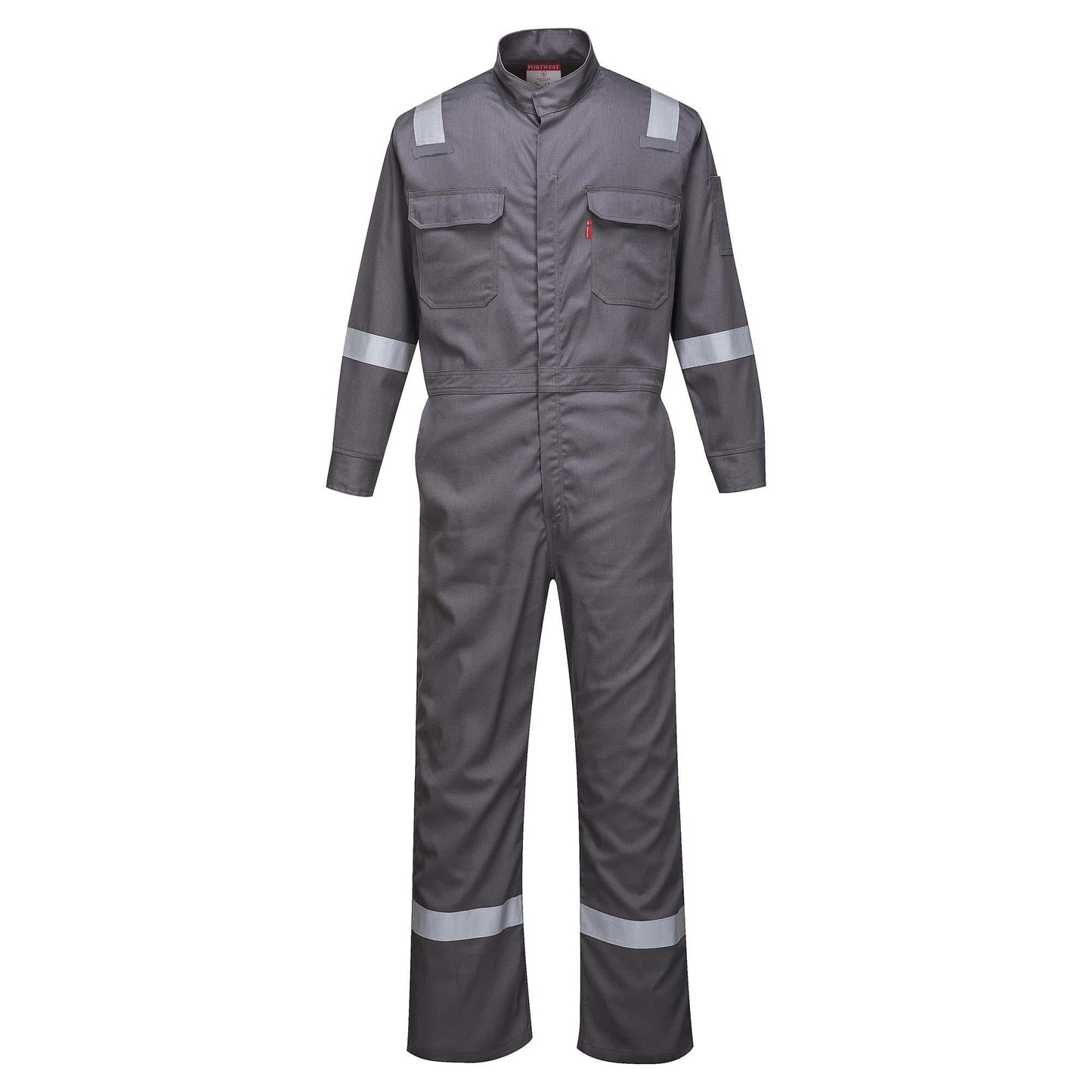 Grey Coveralls - Portwest - Durable Flame Resistant Design