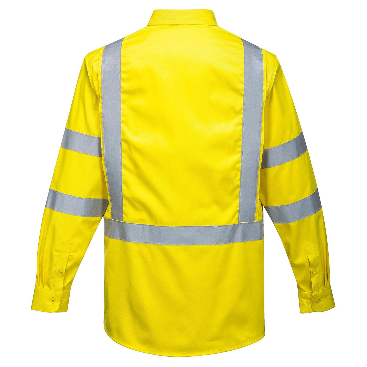 Brite Lime Button Up Shirt - Portwest - Flame-Resistant