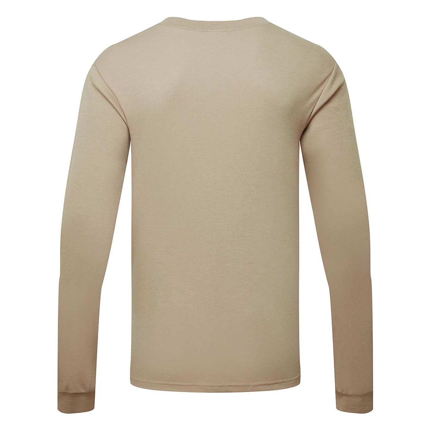 Khaki Henley Shirt - Portwest - Soft Cotton Fabric Feel