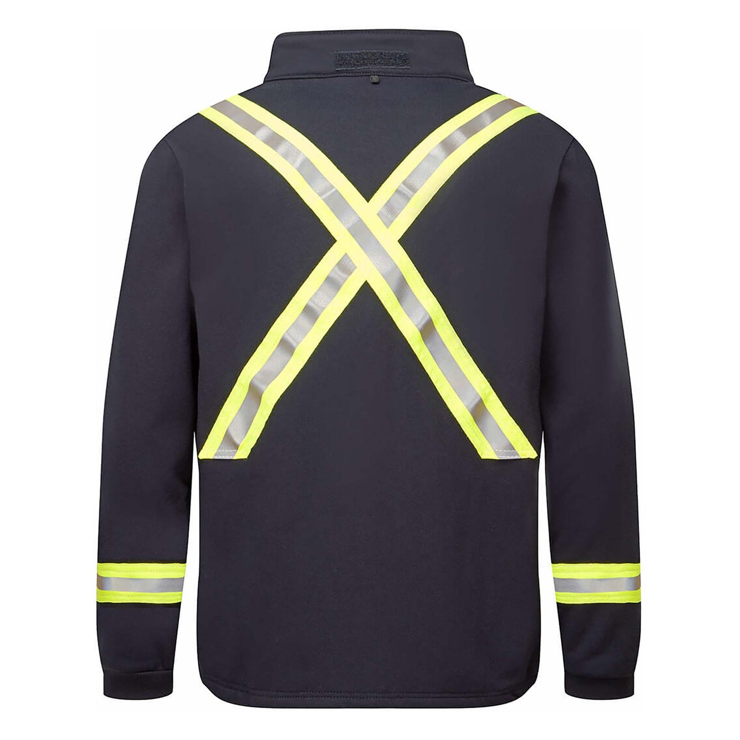 Navy Safety Jacket - Portwest - Flame Resistant Design