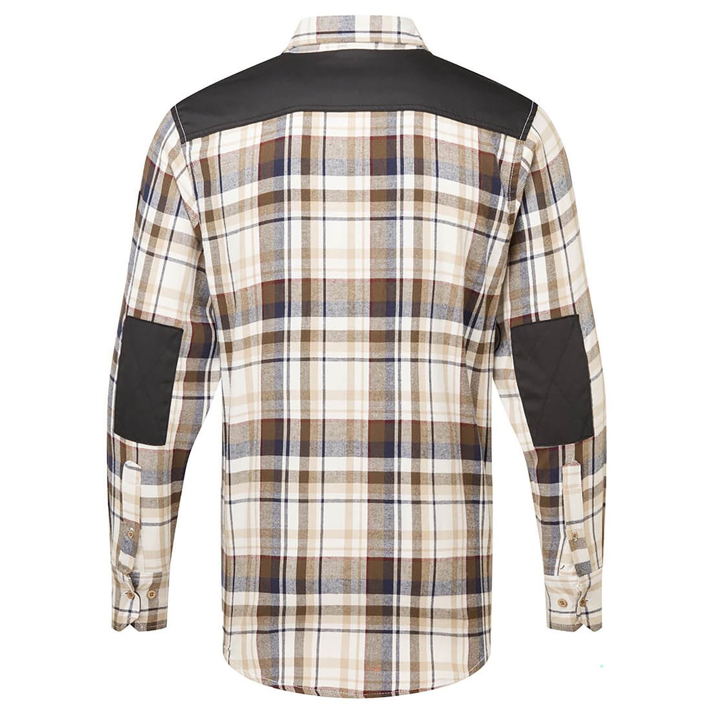 Brown Button Up Shirts - Portwest - Durable Cotton Fabric