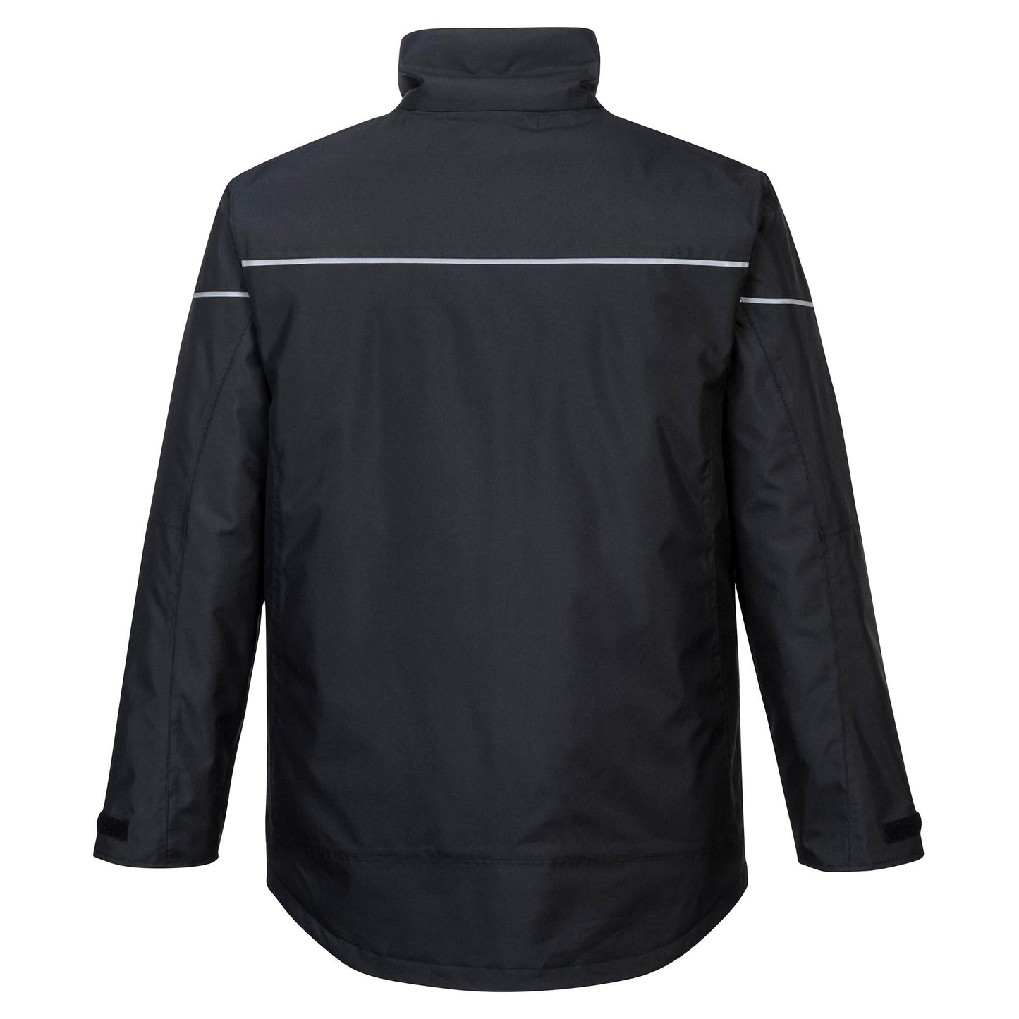 Black Waterproof Jacket - Portwest - Insulated Comfort