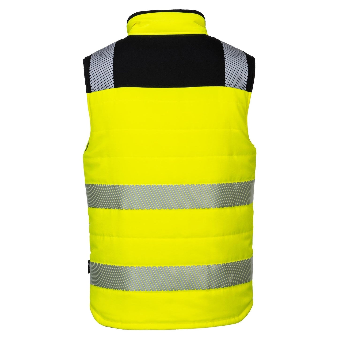 Yellow/Black Safety Vest - Portwest - Insulated Design