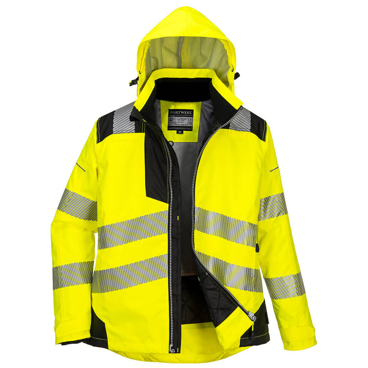 Yellow Safety Jackets - Portwest - Stylish Women's Jacket - High Visibility