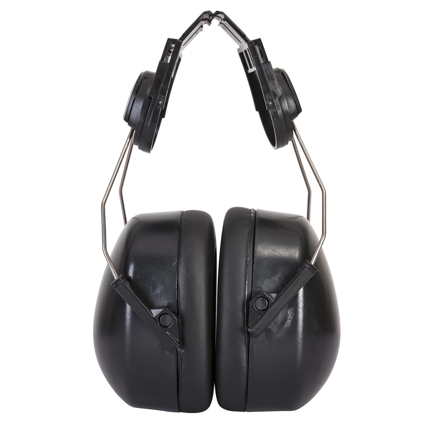 Black Ear Muffs - Portwest - Adjustable Clip-On Design