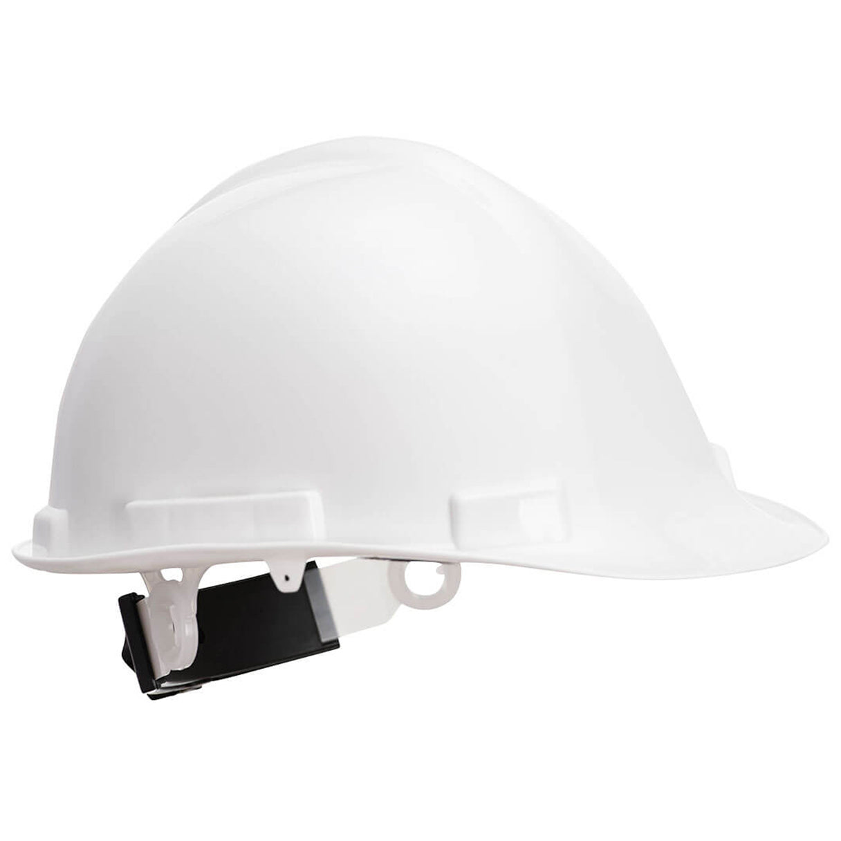 White Hard Hats - Portwest - Comfortable Adjustable Fit