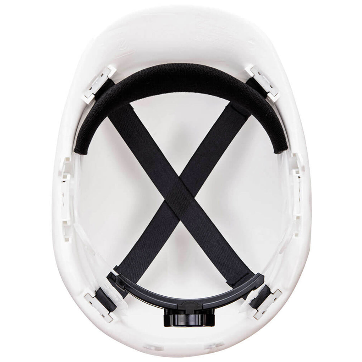 White Hard Hats - Portwest - Comfortable Adjustable Fit
