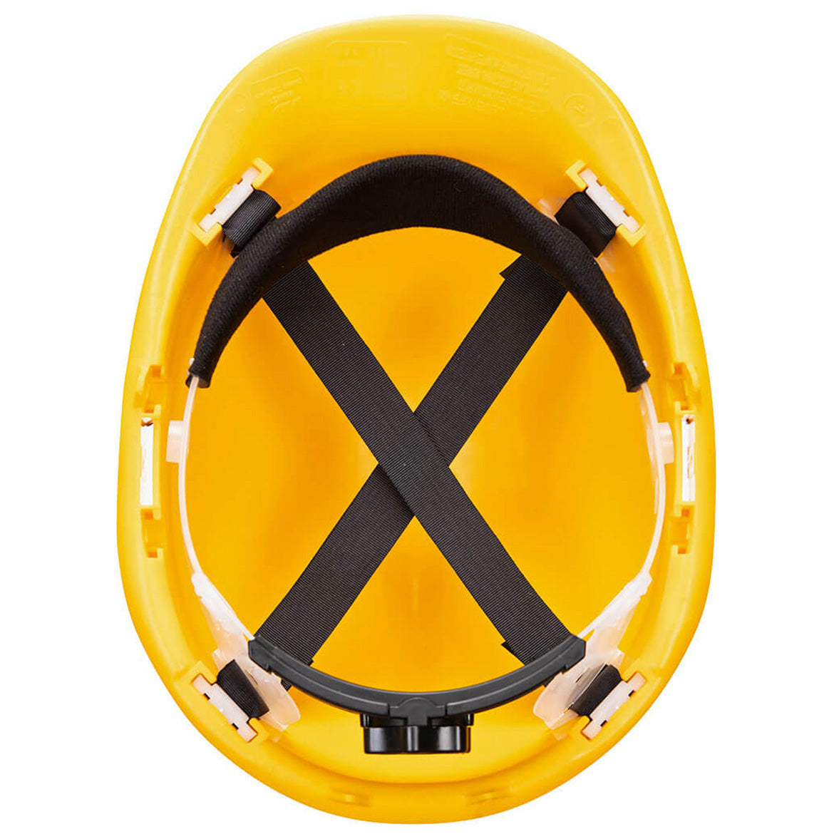White Hard Hats - Portwest - Comfortable Adjustable Fit