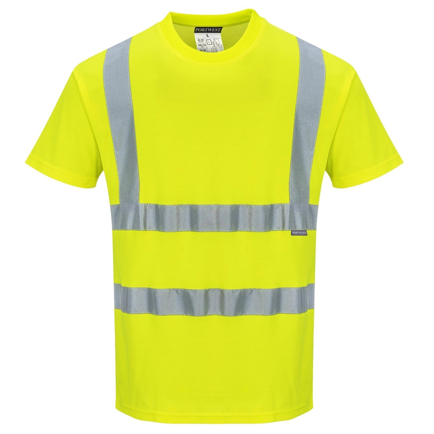 Orange Safety Shirt - Portwest - Reflective Cotton