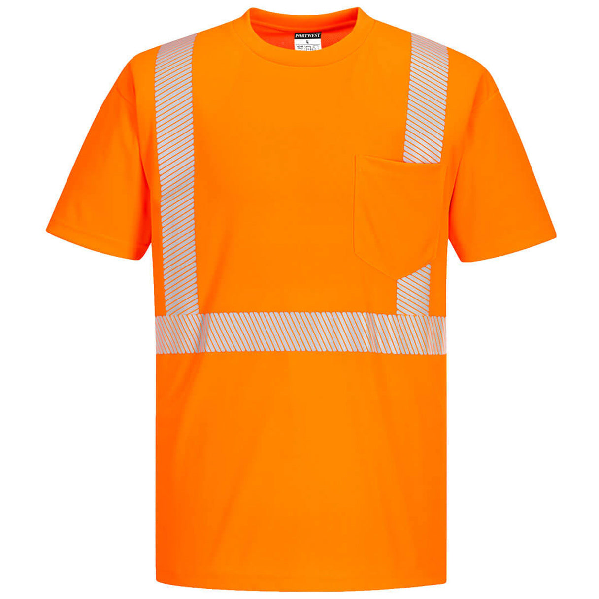 Orange Safety Shirts - Portwest - Breathable T-Shirt