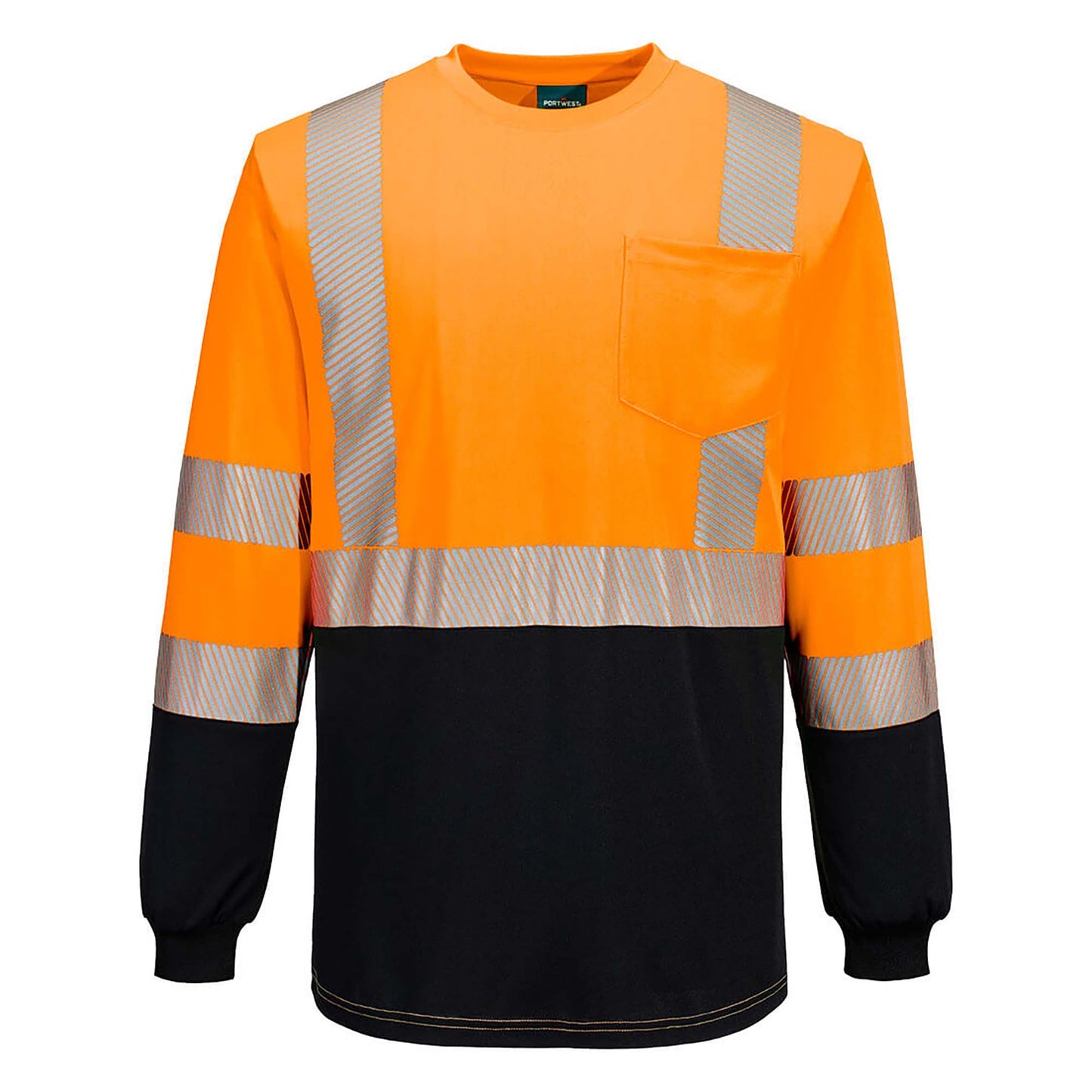 Orange Safety Shirt - Portwest - Hi-Vis Lightweight
