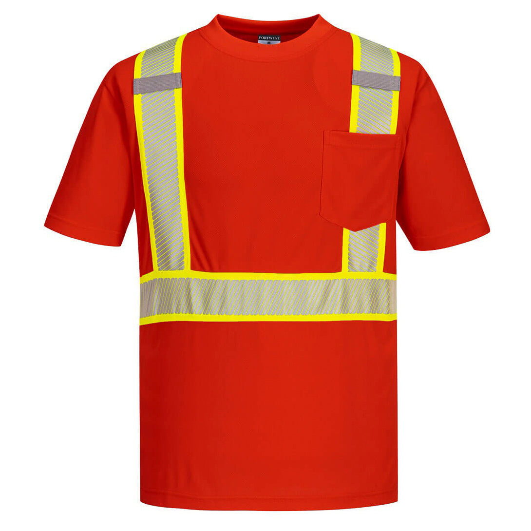 Black Safety Shirts - Portwest - HiVis Comfort Fabric
