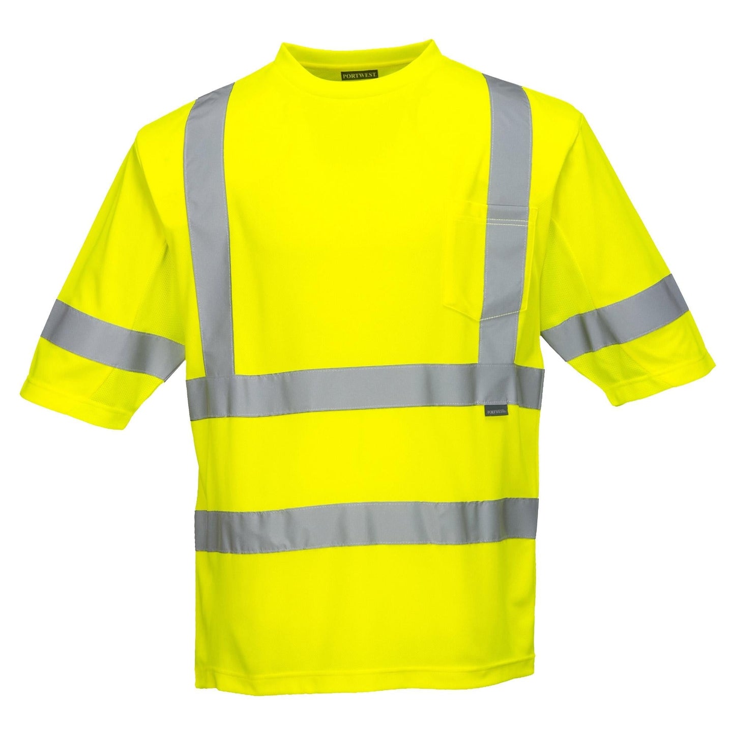 Yellow Safety Shirt - Portwest - Breathable Fabric Design