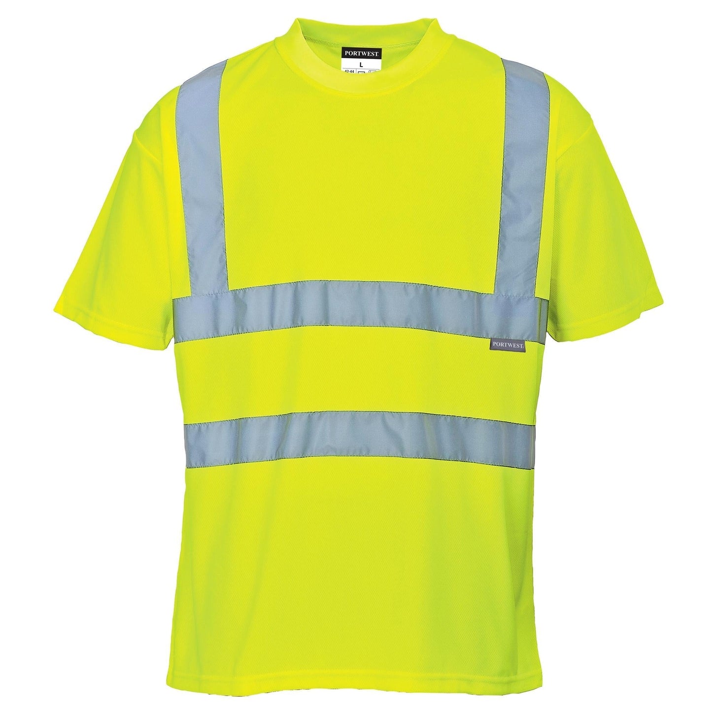 Yellow Safety Shirt - Portwest - Hi-Vis Lightweight