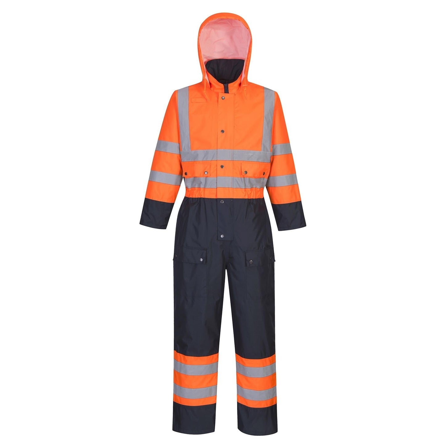 Orange/Navy Coveralls - Portwest - Hi-Vis Fabric