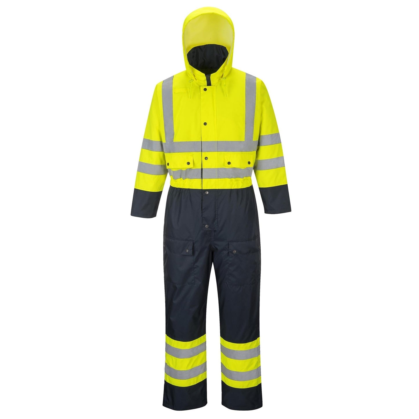 Orange/Navy Coveralls - Portwest - Hi-Vis Fabric
