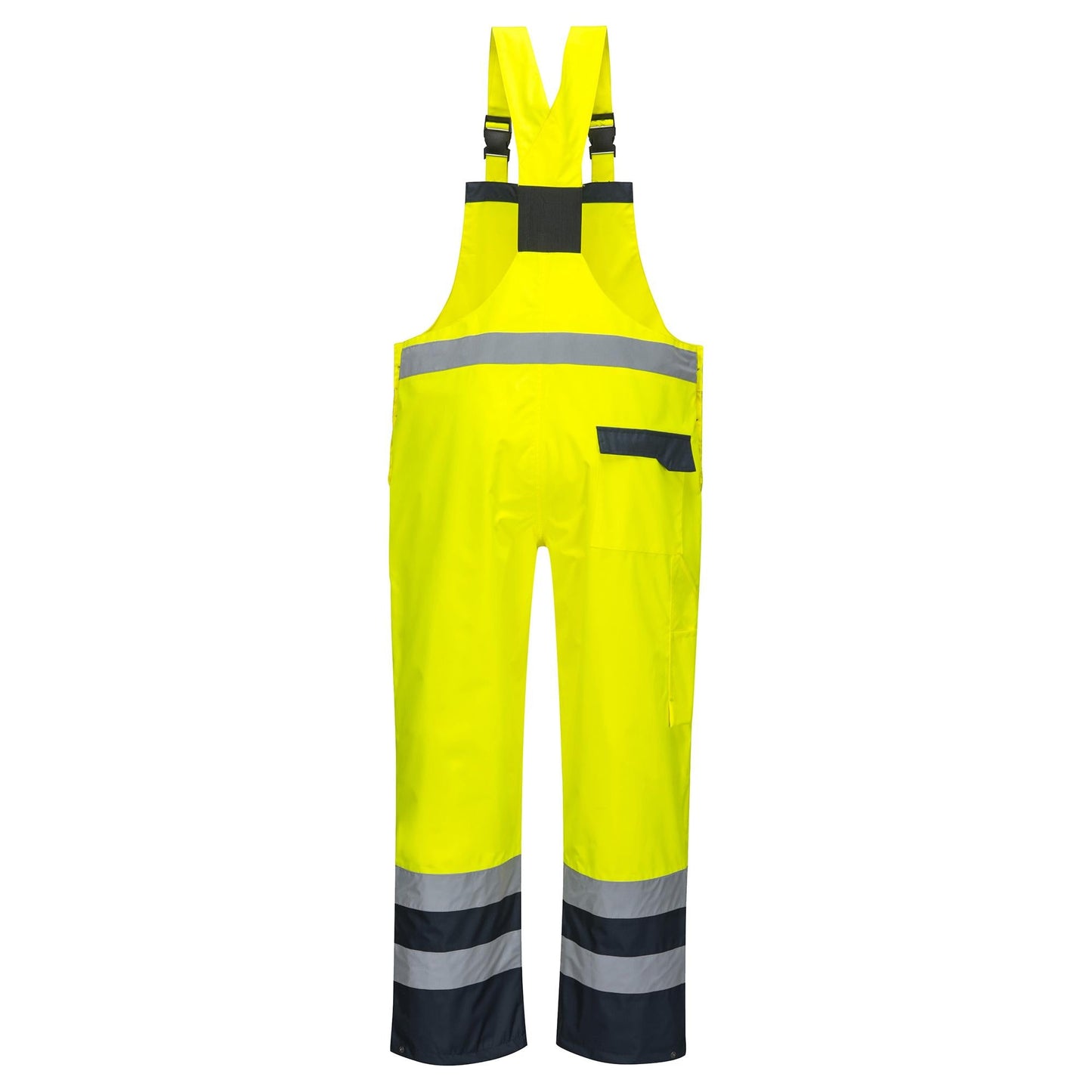 Yellow/Black Overalls - Portwest - Reflective Design