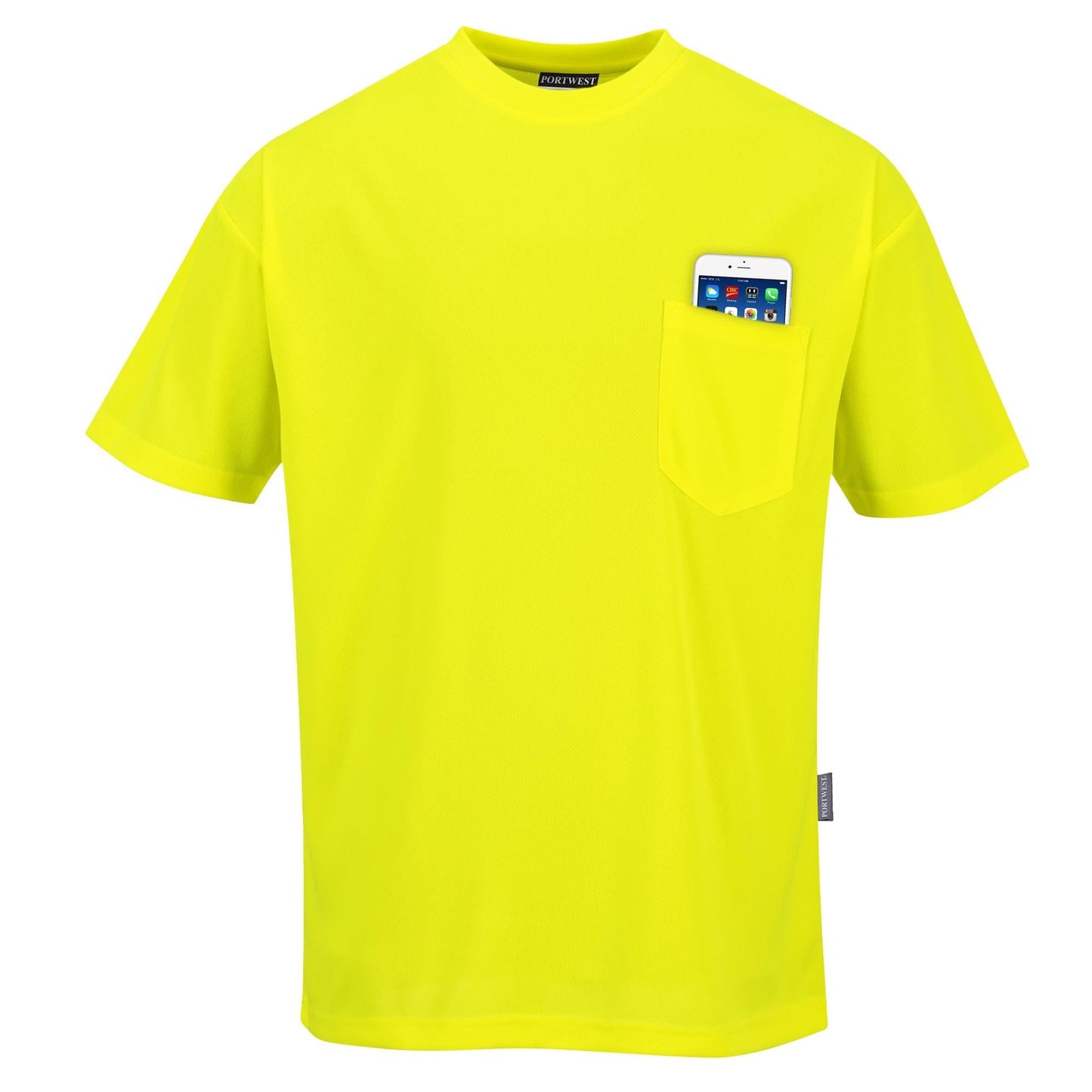Orange Safety Shirt - Portwest - Moisture-Wicking