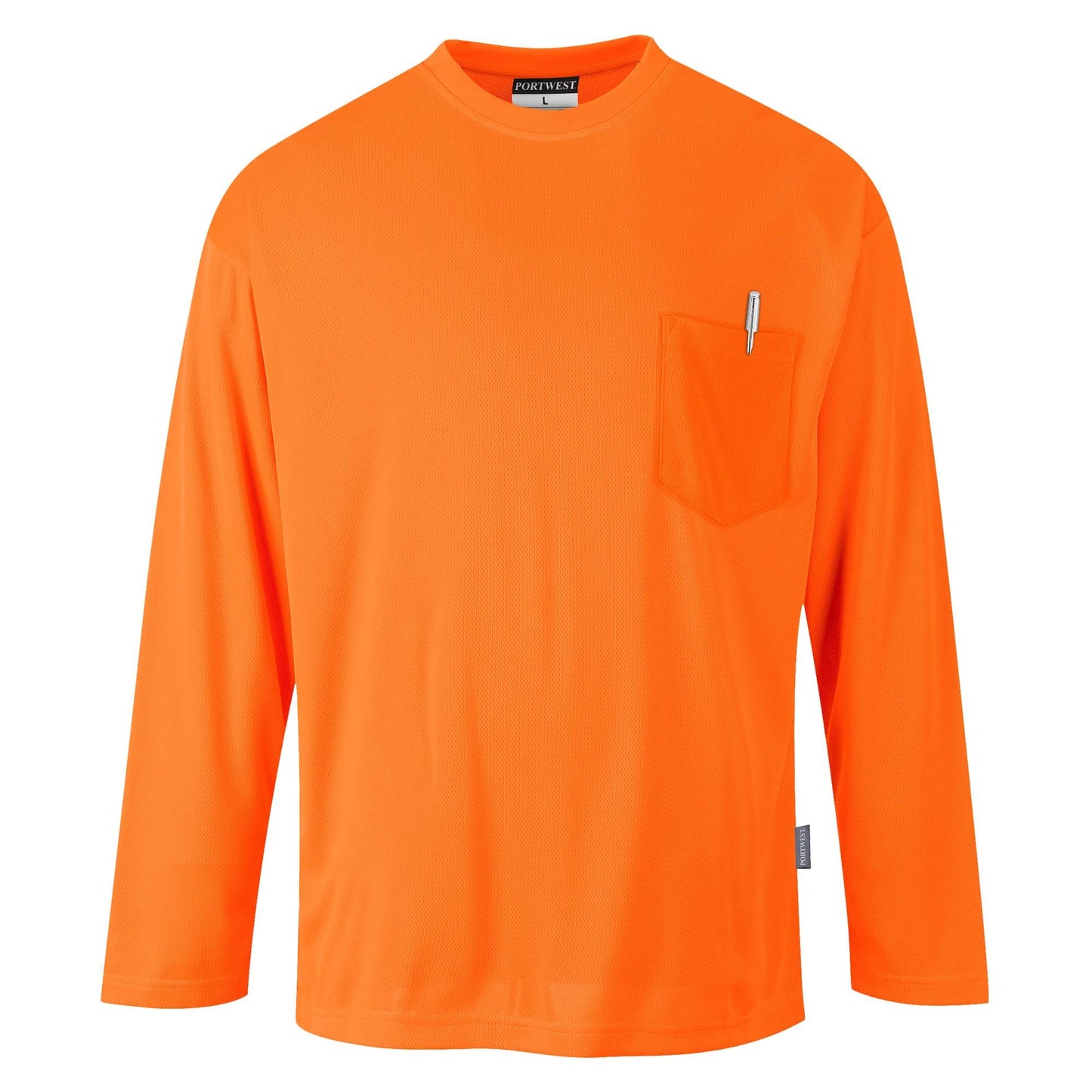 Orange Safety Shirt - Portwest - Breathable Fabric