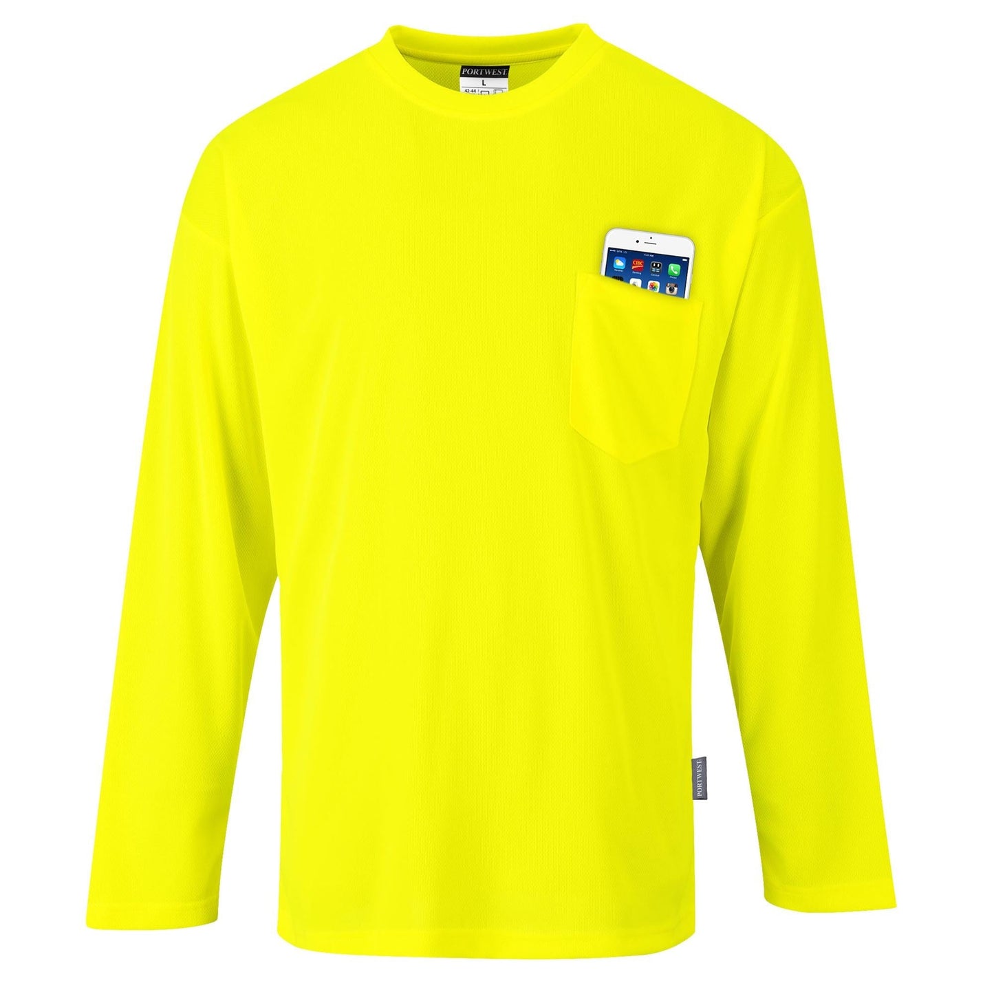 Orange Safety Shirt - Portwest - Breathable Fabric