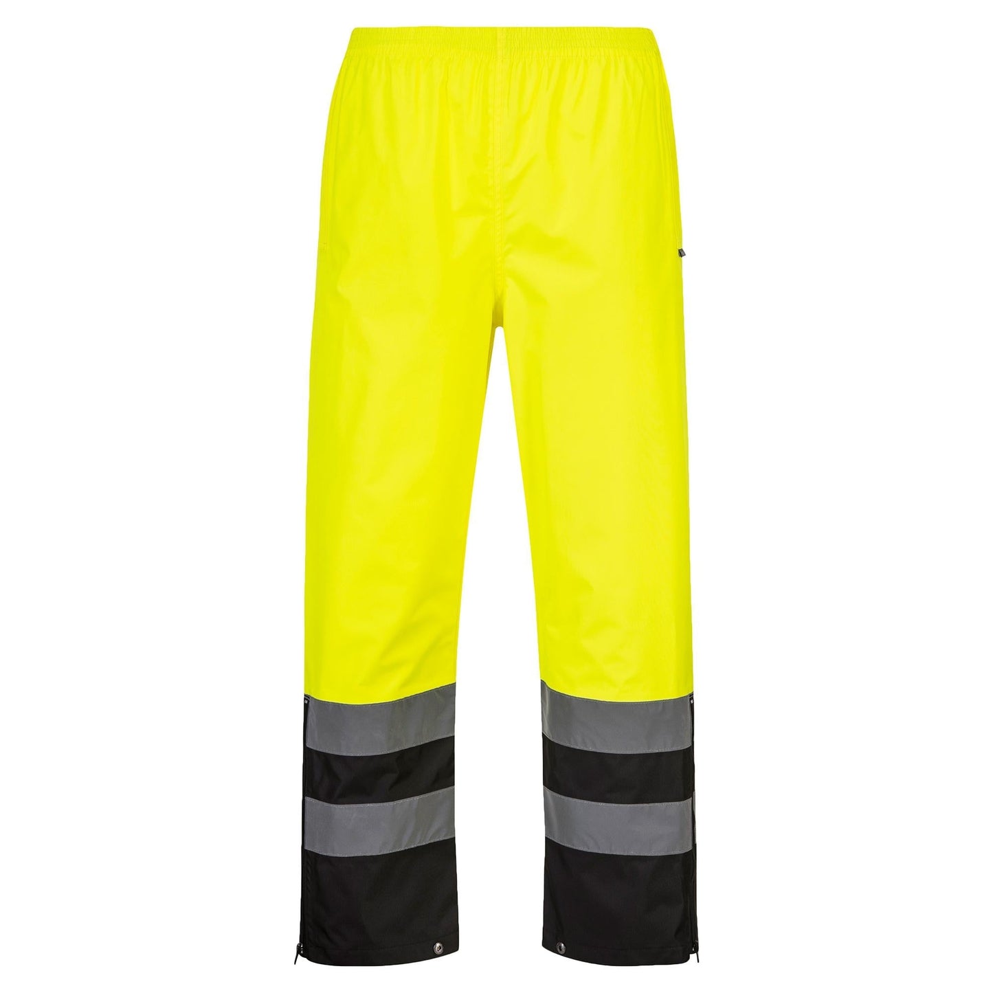 Yellow/Black Rain Pants - Portwest - Waterproof Fabric
