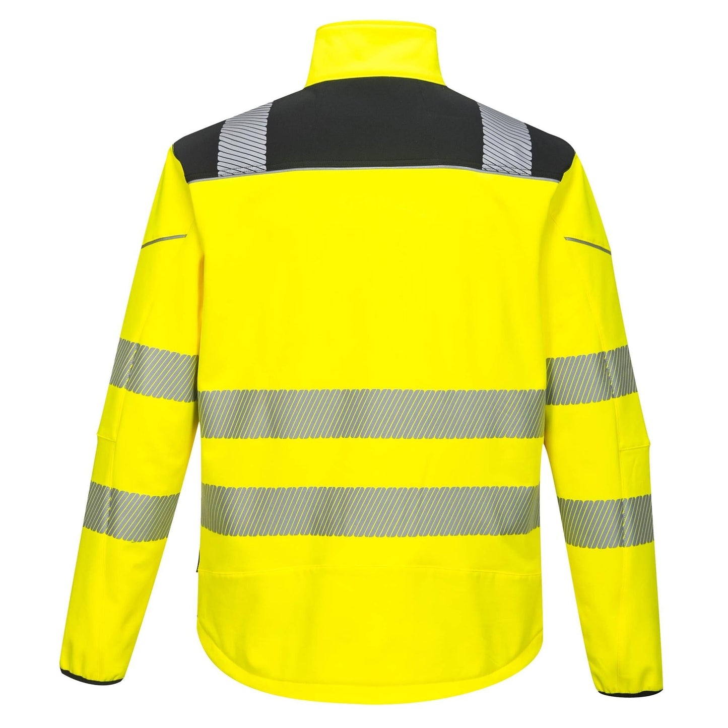 Yellow/Black Safety Jackets - Portwest - Stylish Softshell