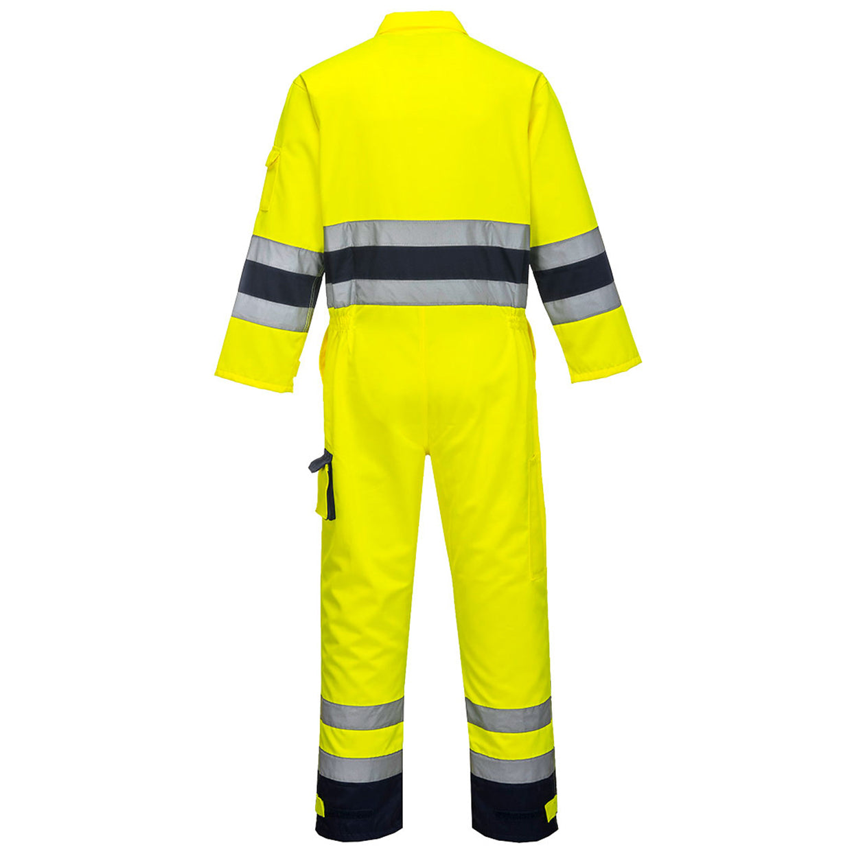 Yellow/Lime/Black Coveralls - Portwest - Hi-Vis Fabric