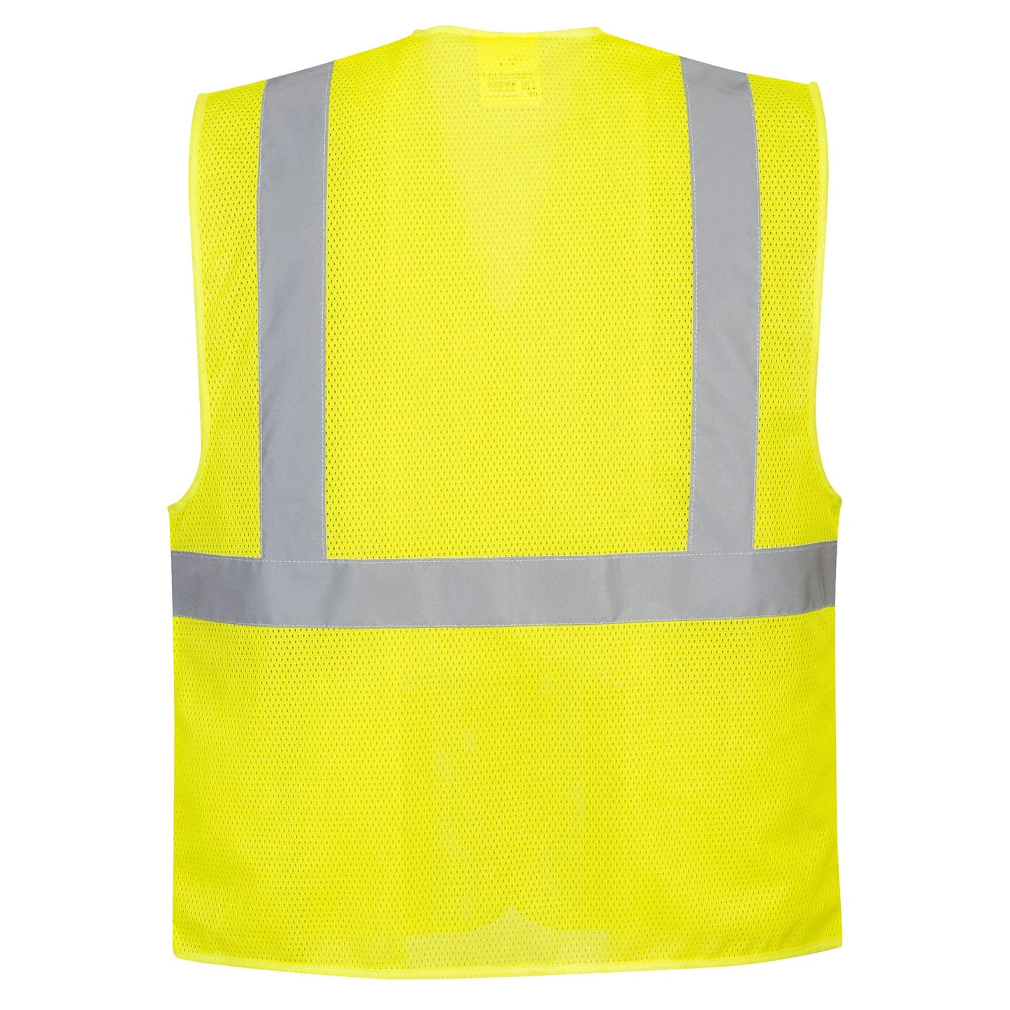 Yellow Safety Vests - Portwest - Breathable Mesh Fabric