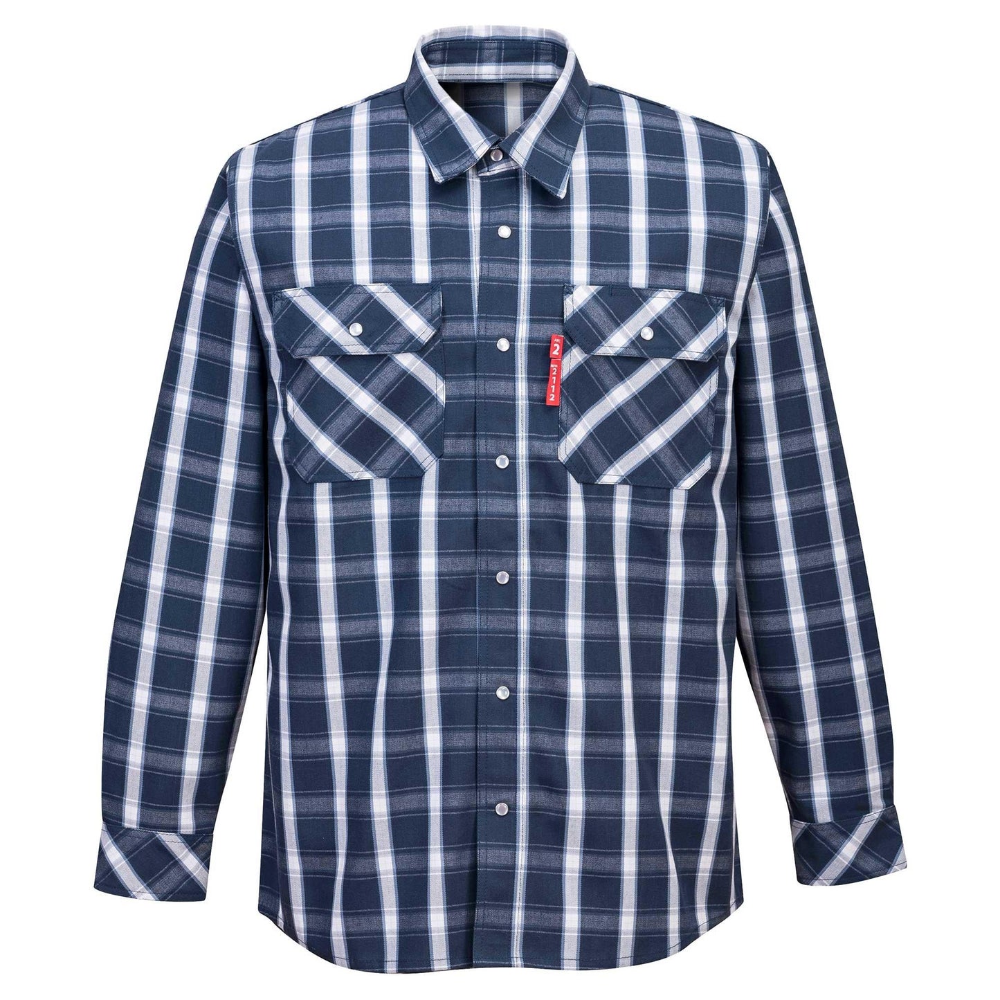 Khaki Button Up Shirt - Portwest - Comfortable Fit