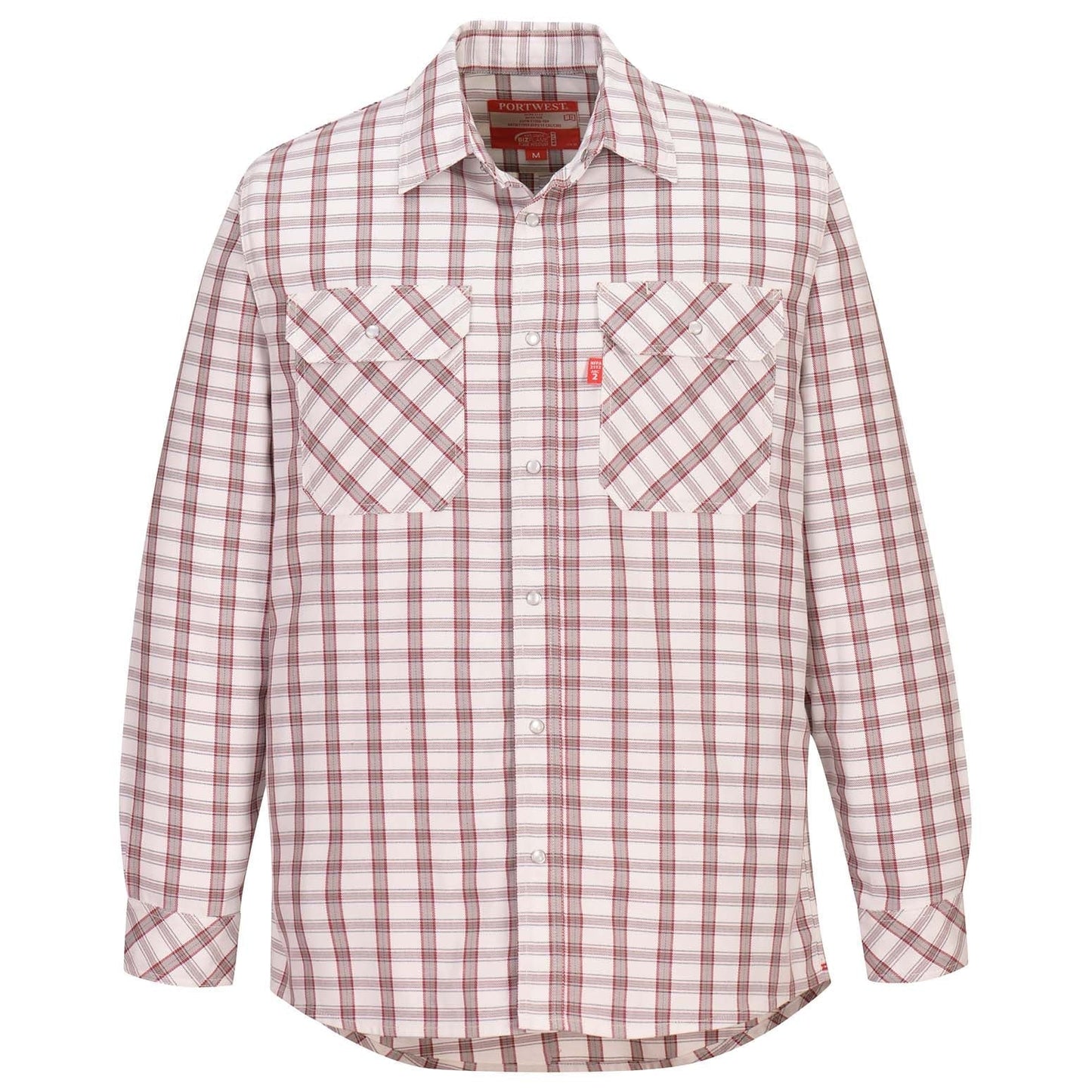 Khaki Button Up Shirt - Portwest - Comfortable Fit