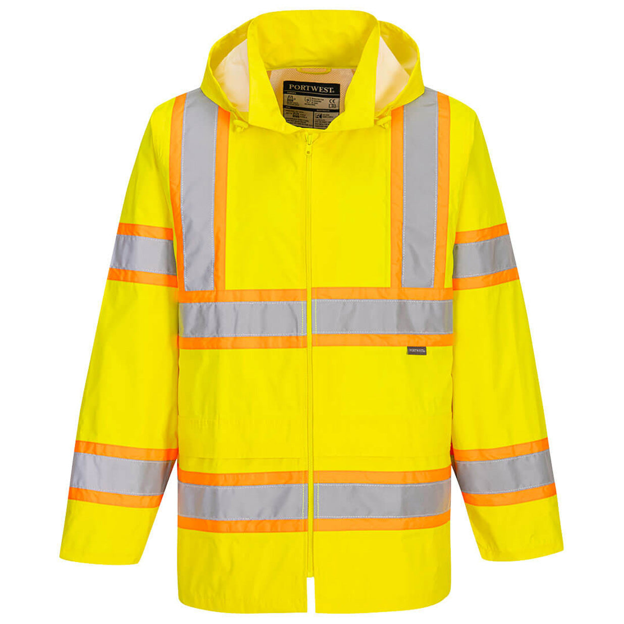 Yellow Rain Jacket - Portwest - Waterproof Design