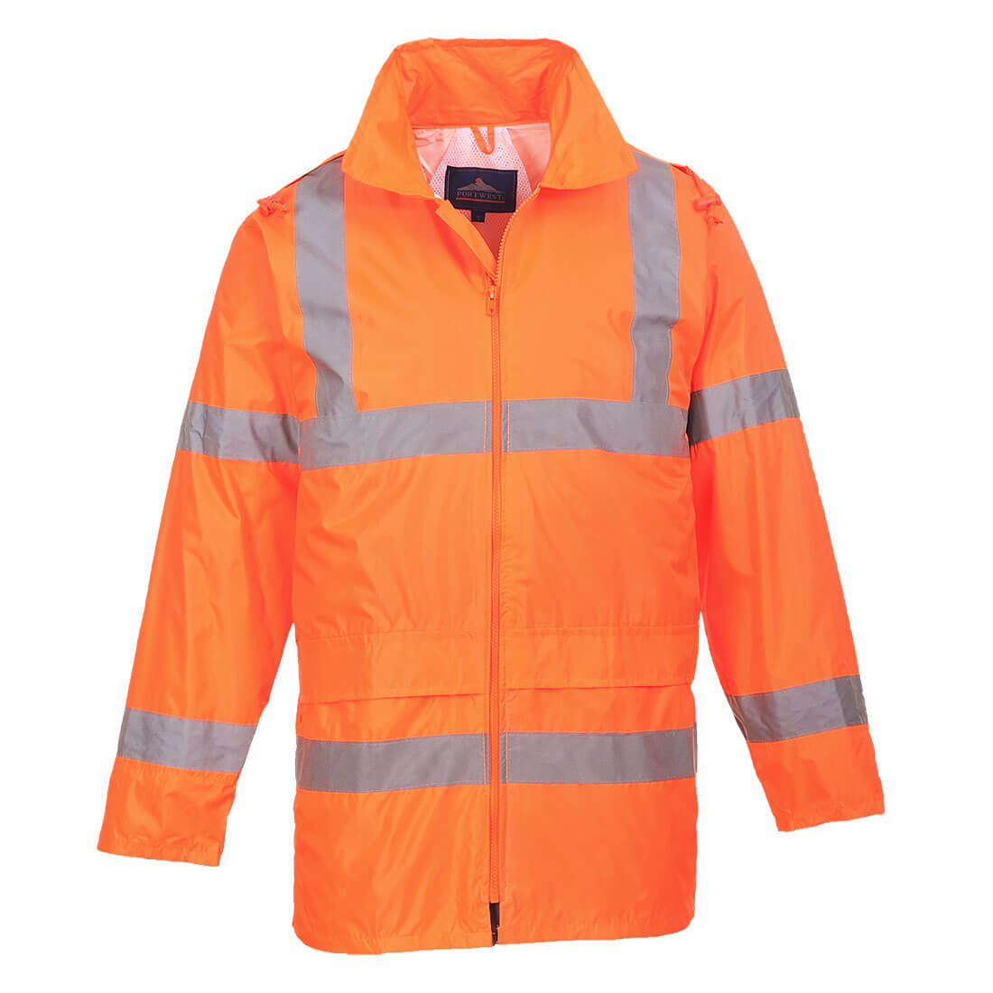 Orange Rain Jacket - Portwest - Durable Waterproof Design