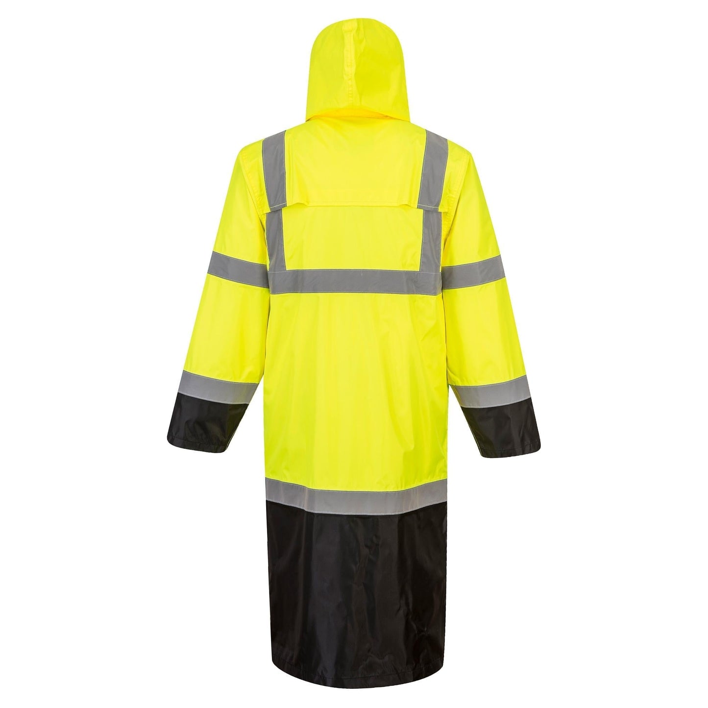 Yellow/Black Raincoat - Portwest - Waterproof Design