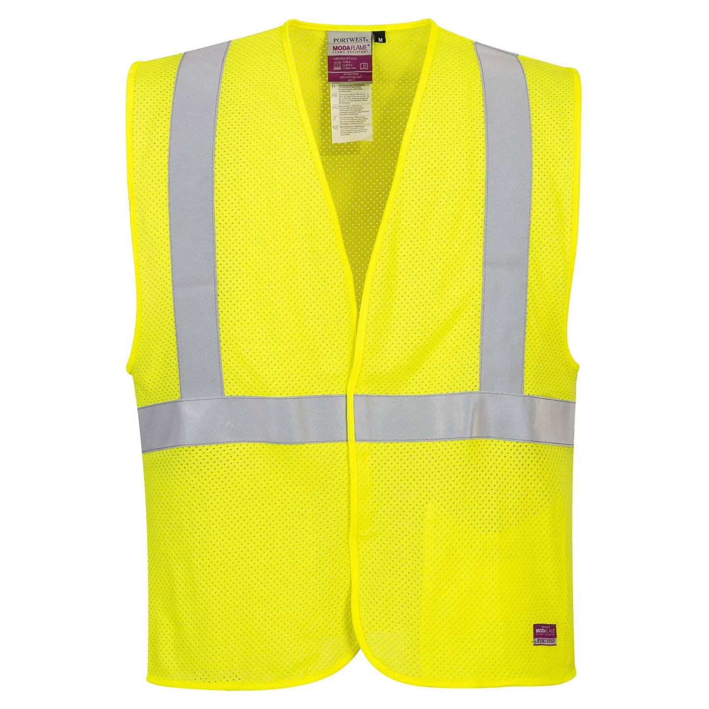 Yellow/Lime Safety Vest - Portwest - High Visibility