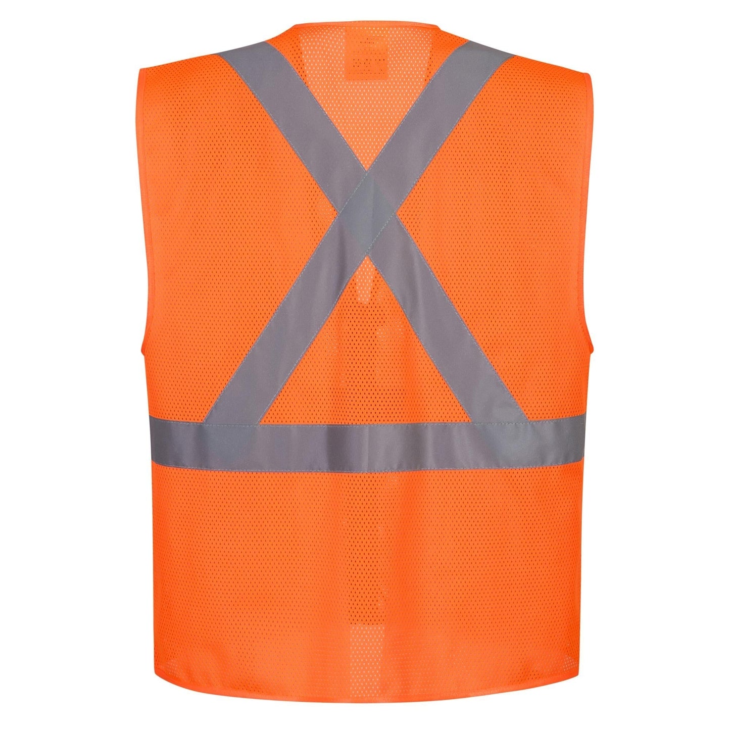 Orange Safety Vest - Portwest - Hi-Vis Mesh Fabric