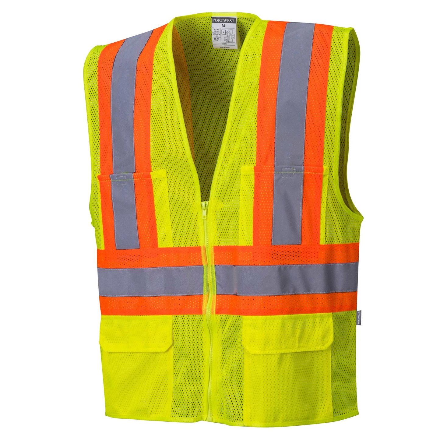 Orange Safety Vests - Portwest - Hi-Vis Mesh