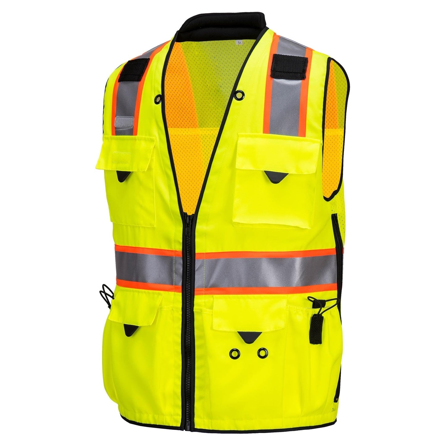 Yellow/Black Safety Vests - Portwest - Durable Design