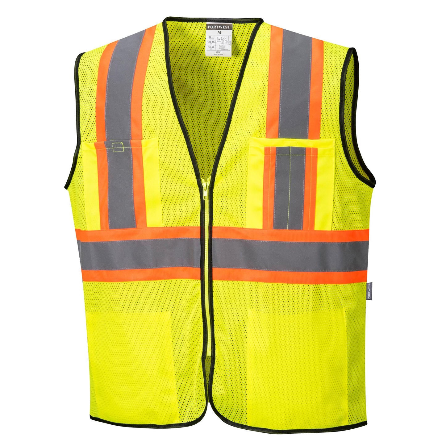 Orange Safety Vests - Portwest - Reflective Design