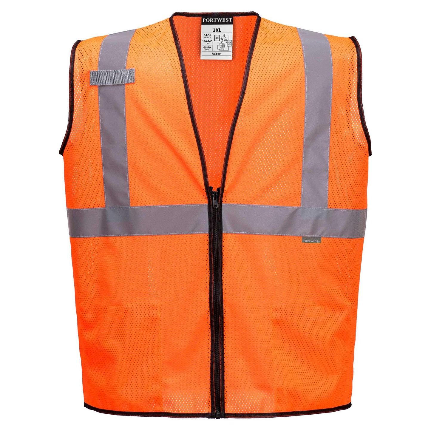 Orange Safety Vests - Portwest - Cooling Mesh Fabric