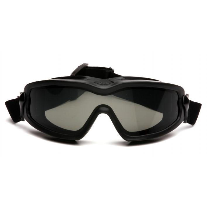 Clear H2X Anti-Fog Lens Goggles - Pyramex - Black Frame