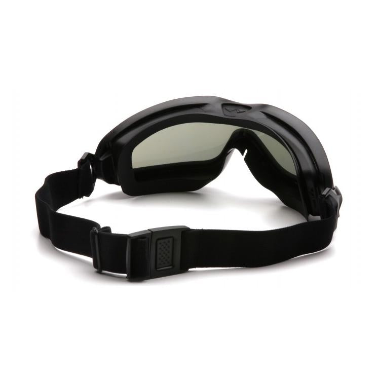 Clear H2X Anti-Fog Lens Goggles - Pyramex - Black Frame