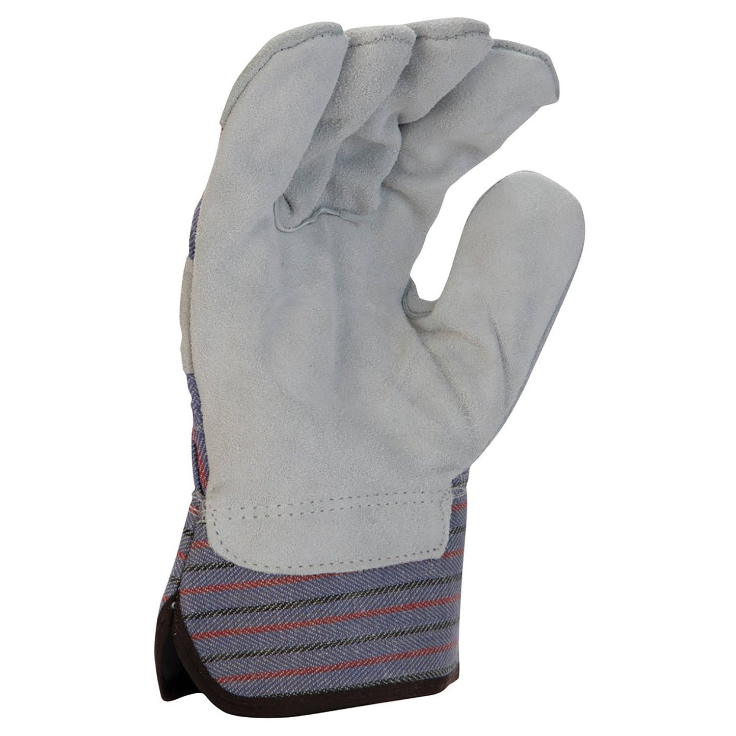 Gray Leather Gloves - Pyramex - Durable Cuff Design