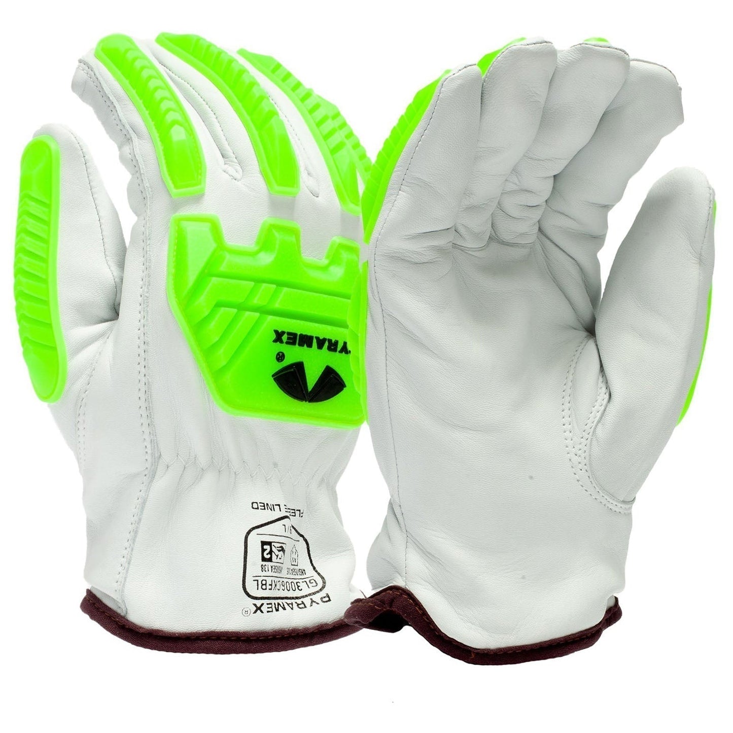 Level 2 Impact Resistance Gloves - Pyramex - Goat Skin