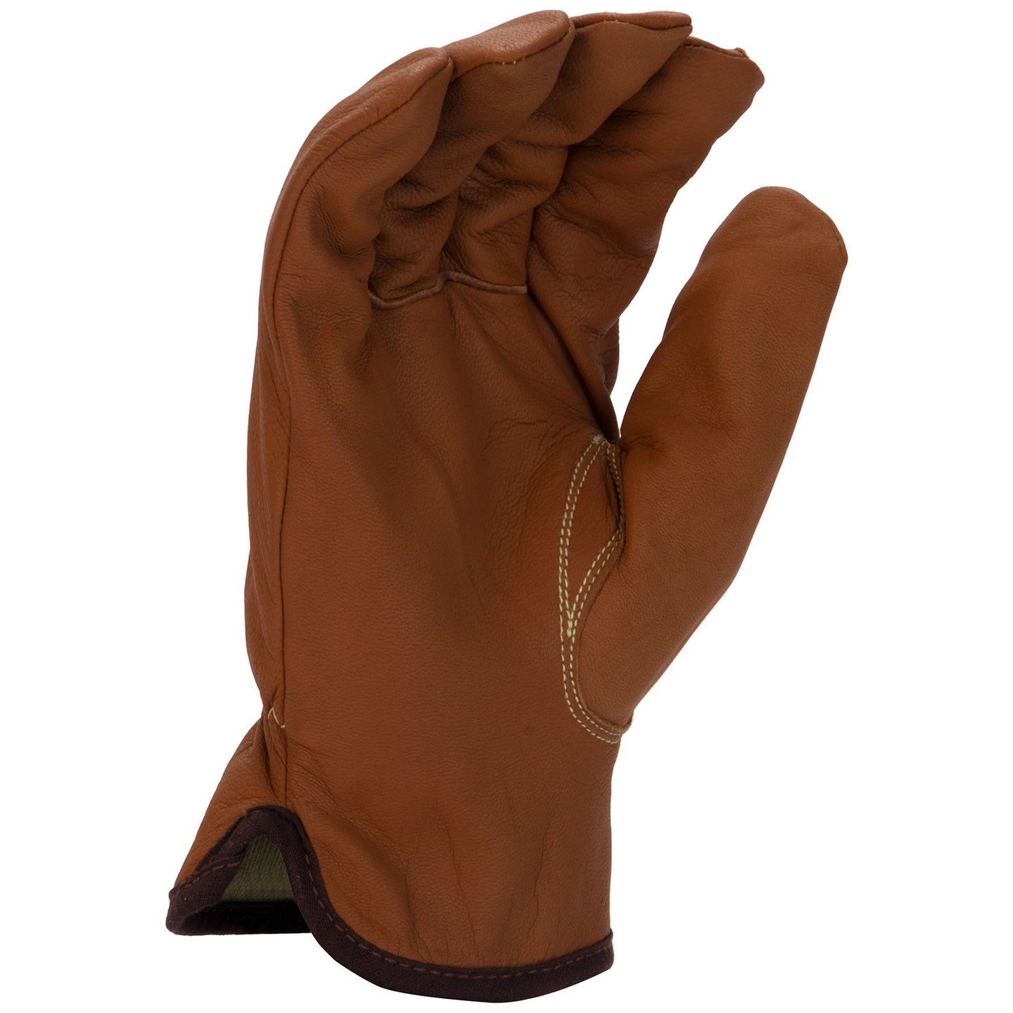 Brown Leather Gloves - Pyramex - Goatskin Comfort