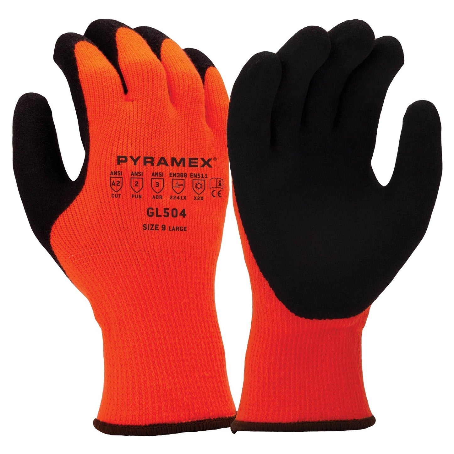 Orange Insulated Gloves - Pyramex - Safe Protection