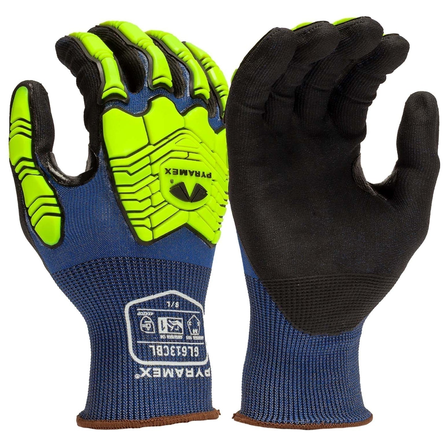 Level 1 Impact Resistant Gloves - Pyramex - Comfortable Fit